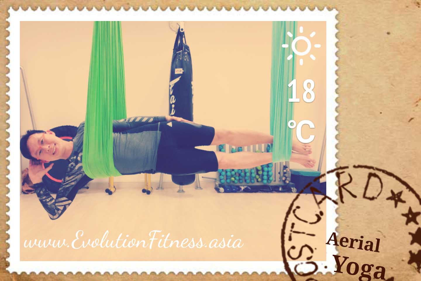 Aerial Yoga Group Class Chua Chu Kang